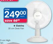 Elektra 30cm Desk Fan