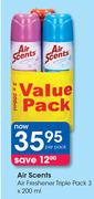 Air Scents Air Freshener Triple Pack-3X200ml