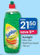 Sunlight Ultra Gel Washing Liquid-750ml