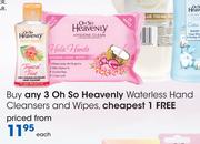 Oh So Heavenly Waterless Hand Cleansers And Wipes-Each