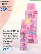 Oh So Heavenly Pony Party Kids Care Single Products-Each