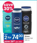 Nivea Shower Gel-2 x 500ml