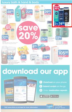 Clicks : Mid Month Savings (14 Dec 2017 - 23 Jan 2018), page 12