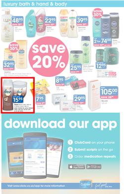 Clicks : Mid Month Savings (14 Dec 2017 - 23 Jan 2018), page 12