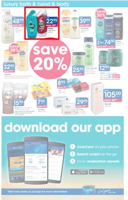 Clicks : Mid Month Savings (14 Dec 2017 - 23 Jan 2018), page 12