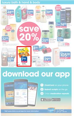 Clicks : Mid Month Savings (14 Dec 2017 - 23 Jan 2018), page 12