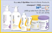 Epi Max Hand & Body Products-Each