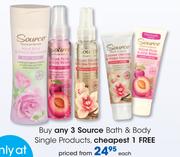 Source Bath & Body Single Products-Each