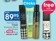 Colab Shampoo-200ml and Receive a Free 50ml-Per Pair
