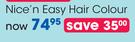 Clairol Nice n Easy Hair Colour-Each