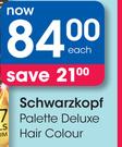 Schwarzkopf Palette Deluxe Hair Colour-Each