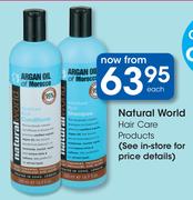 Natural World Hair Care Products-Each