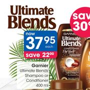 Garnier Ultimate Blends Shampoo Or Conditioner-400ml Each