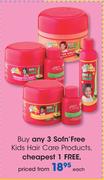 Sofn'Free Kids Hair Care Products-Each