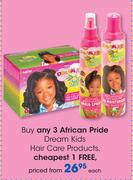 African Pride Dream Kids Hair Care Products