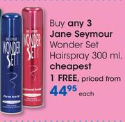 Jane Seymour Wonder Set Hairspray-300ml Each