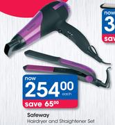 Safeway hair dryer and straightener clearance