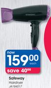 Safeway Hairdryer JA184017