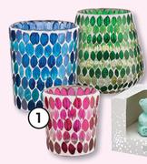 Clicks Glass Tealight Holders-Each