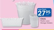 Clicks Plastic lace Storage Holders-Each