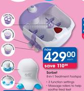 Sorbet 8 In 1 Treatment Footspa-Each