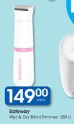 Safeway Wet & Dry Bikini Trimmer 3881L-Each