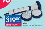 Wahl Refresh Full Size Massager-Each