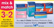 Clicks Sanitary Products-Per Pack