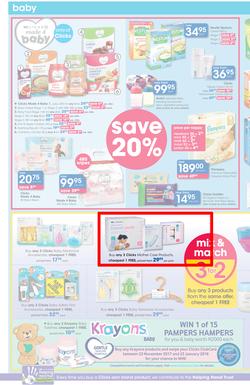 Clicks : Mid Month Savings (14 Dec 2017 - 23 Jan 2018), page 20