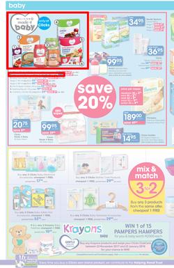Clicks : Mid Month Savings (14 Dec 2017 - 23 Jan 2018), page 20