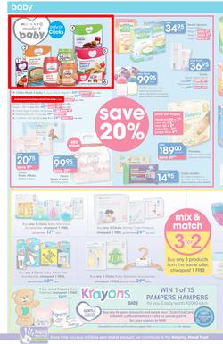 Clicks : Mid Month Savings (14 Dec 2017 - 23 Jan 2018), page 20
