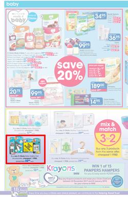 Clicks : Mid Month Savings (14 Dec 2017 - 23 Jan 2018), page 20