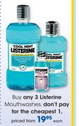 Listerine Mouthwashes-Each