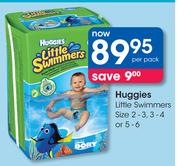 Huggies Little Swimmers Size 2-3, 3-4 Or 5-6-Per Pack