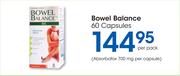 Bowel Balance 60 Capsules-Per Pack