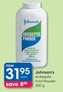 Johnson's Antiseptic Foot Powder-200gm