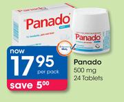 Panado 500mg 24 Tablets-Per Pack