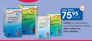 Clicks A-Z Multivitamin Or A-Z Multivitamin Mature-Per Pack