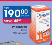 Pharmaton Tonic 60 Capsules-Per Pack