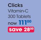 Clicks Vitamin C 300 tablets-Per Pack