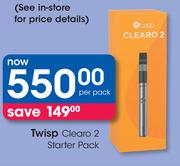 Twisp Clearo 2 Starter Pack-Per Pack