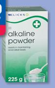 Clicks Alkaline Powder-2 x 225g