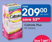 Caltrate Plus 90 tablets-Per Pack