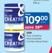USN Pure Creatine Monohydrate Combo Value Pack-Each