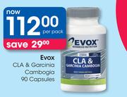 Evox Cla & Garcinia Cambogia 90 Capsules-Per Pack