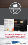 Vitamins & Minerals To Fill Nutritional Gaps-Per Pack