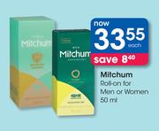 Mitchum Roll-On for Men or Women-50ml Each