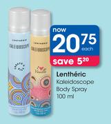 Lentheric Kaleidoscope Body Spray-100ml Each