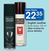 English Leather Body Spray-125ml Each