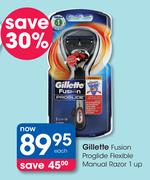 Gillette Fusion Proglide Flexible Manual Razor 1 Up-Each